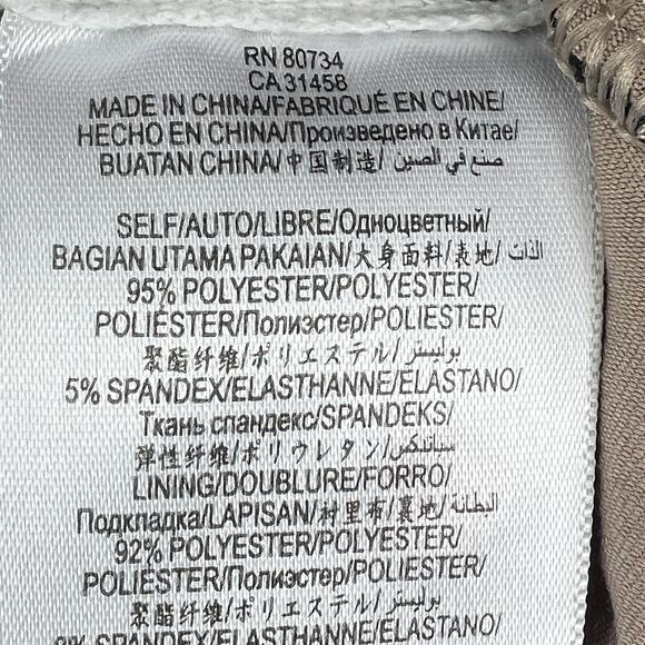 BCBG MaxAzria Vicktoria Black Lace Peplum Hem Top Shirt Size M Short Sleeve - Picture 14 of 14